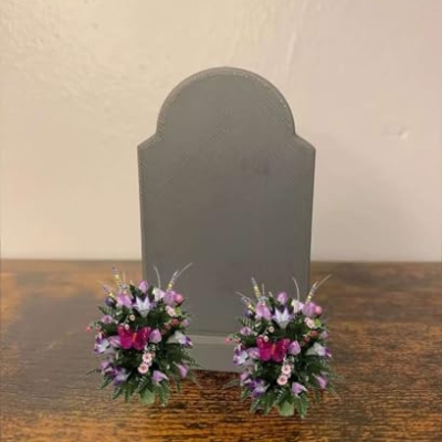 Product: Jucgghk Vivid and Realistic Floral Art Butterfly Lily Cemetery Flowers,Cemetery Vase Arrangement for Cemetery Headstones Gravesites