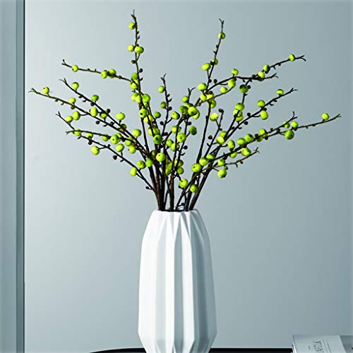 Product: Artificial Flowers 29in Length Begonia Fruit Fake Flower For Wedding Home Party Hotel Restaurant Patio or Yard, Stylish Beautiful (Blue) Fake Flower Bouquets (Color : Yellow)