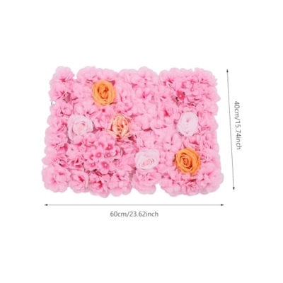 Product: WUSILILU 12Pcs Artificial Silk Flower,Hanging Wall Panel Romantic Floral Backdrop for Party,Wedding Photography Decoration