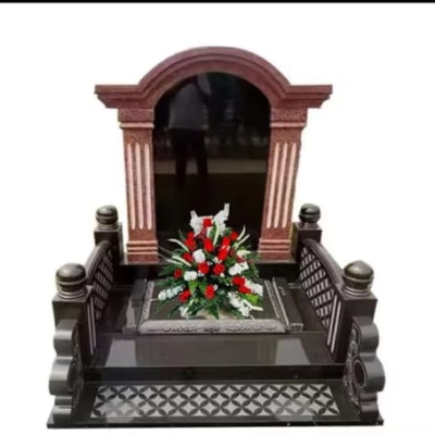 Product: Jucgghk Vivid and Realistic Floral Art 24" Handmade Cone Vase Red and White Roses with Birds, Valentine Vase Arrangement for Cemetery Headstones Gravesites