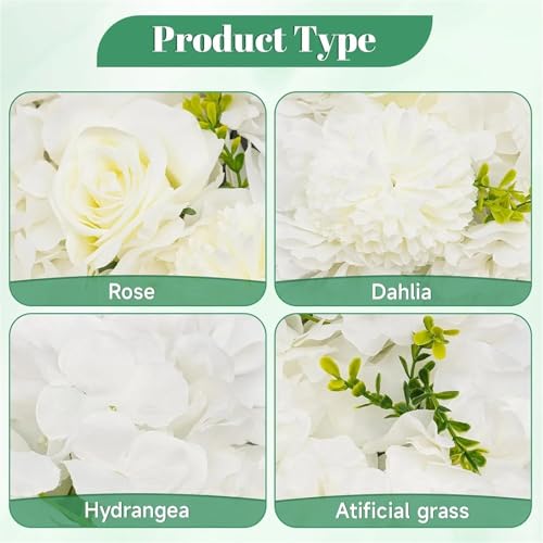 Silky Flower Store 12Pcs Artificial 3D Flower Wall Panels, Floral Backdrop Decor for Party and Home, Elegant Faux Flower Wall Decor 12Pcs 3 3 Product: Flower Wall Panels 12Pcs Artificial Flower Wall Panel 3D Floral Backdrop Decor Faux for Party, Home