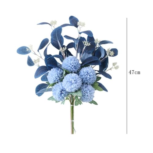 Product: Artificial Silk Anemone Flowers Bouquet – Nordic Style Spring Wedding, Bridal Shower, Home & Party Decoration(Gray)