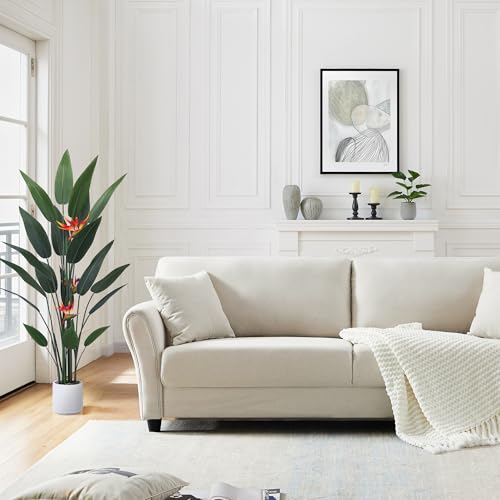 Product: Jocoevol Artificial Bird of Paradise Plant 5 Ft Tall Fake Banana Leaf Plant for Indoors and Outdoors, Artificial Flowers, Faux Palm Tree with Plastic Pot for Office and Home Decor
