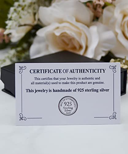 Silky Flower Store Sterling Silver Floral Necklace, 14K Gold Coated Petals, AAAA CZ Pendant, Adjustable Chain, 1 inch 3 3 Product: Unique Idea Wife, Keep Calm and Let The Funeral Director Wife Handle It, Holiday Cross Dancing Necklace for Wife
