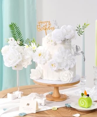 Silky Flower Store Artificial Eucalyptus Stems White Flowers, Faux Baby's Breath Wedding Bouquets, Home Decor, 100 Pcs 0cm 9 9 Product: Serwalin 100 Pcs Mixed Artificial Eucalyptus Stems & White Flowers Artificial for Wedding DIY Bouquets Floral Arrangement Home Decor
