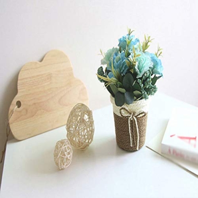 Silky Flower Store Silk Carnation Bouquets Artificial Fake Flowers, Geel 1, Faux Floral Stem Arrangement, Home Decor 1pc 20.5cm 8 8 Product: ZHOUYANB Silk Carnation Bouquets Artificial Fake Flowers with Stem for Mother's Day Birthday Home Decoration Wedding Bridal Basket Simulation Small Bonsai (Geel 1)