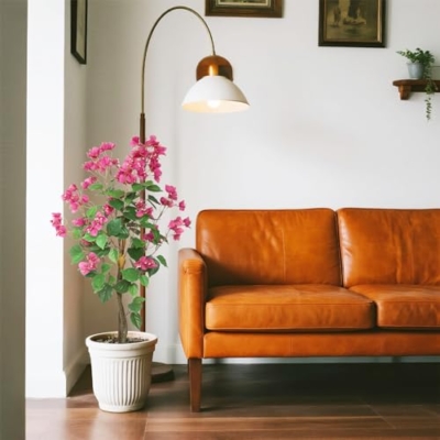 Product: Artificial Bougainvillea Tree, 3.6FT Fake Bougainvillea Trees with Pot, 43 Inch Faux Plant for Indoor Decor