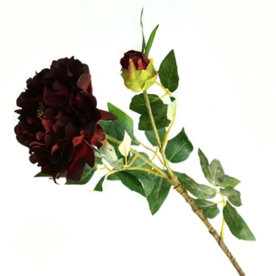 Product: DUYHBAWRS Simulated Flower Fairy Peach Peony Flower Artificial Flower Photography Wedding Home Decoration(E)