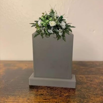 Product: Jucgghk Vivid and Realistic Floral Art Spring Cemetery Flowers,Headstone Flower,Easter Cemetery SaddleFlower for Cemetery,Grave Site Flower