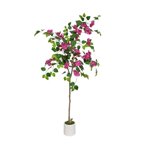 Artificial Bougainvillea Blossom Tree 53.15 in / 135 Cm Fake Plant for Home Decor Fake Bougainvillea Tree Bougainvillea Decor - Artificial Flower Arrangements Product: Artificial Bougainvillea Blossom Tree 53.15 in / 135 Cm Fake Plant for Home Decor Fake Bougainvillea Tree Bougainvillea Decor