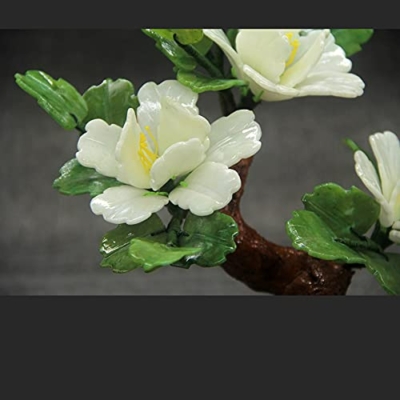 Silky Flower Store Artificial Peony Bonsai Tree, Jade Tabletop Ornament, Home Office Decor, 27x18x29cm 7 7 Product: GAZOGJ Artificial Tree Tabletop Peony Bonsai Tree Jade Bonsai Ornaments Creative Peony Flower Bonsaifor Home Office Table Decor Chinese Feng Shui Decoration Artificial Bonsai tr