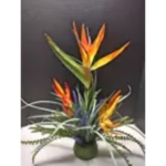 Product: Orange Bird of Paradise Table Decoration Silk Arrangements Artificial Flowers