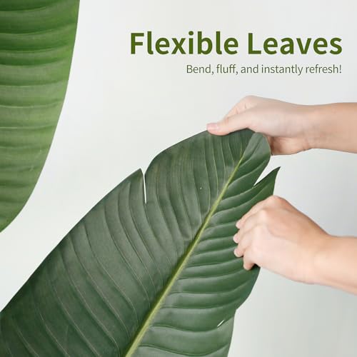 Silky Flower Store Artificial Bird of Paradise Plant, Faux Tropical Tree Indoor Outdoor Décor, 5.9ft 2 2 Product: Worth Garden Artificial Bird of Paradise Plant 5.9ft, Tall Faux Tropical Tree for Home and Office Décor, Lifelike Greenery for Indoor and Outdoor Use