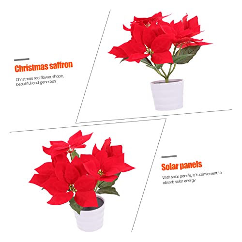 Product: Garden Solar Lanterns Led Christmas Flowerpot Lights Solar Powered Decorative Garden Xmas