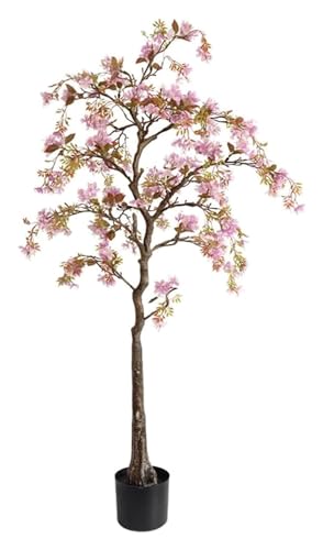 GenSDH Artificial Tree Artificial Tree Begonia Flower Tree Fake Tree 140Cm Simulation Tree for Indoor Outdoor Artificial Plant Decor - Artificial Flower Arrangements Product: GenSDH Artificial Tree Artificial Tree Begonia Flower Tree Fake Tree 140Cm Simulation Tree for Indoor Outdoor Artificial Plant Decor