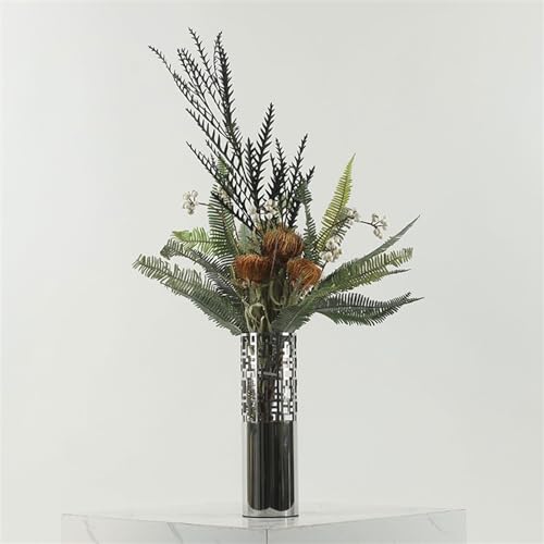 Product: artificial flowers Fashion high quality simulation flower decoration indoor home decor entrance bedroom decoration artificial flower bouquet Artificial flowers with vase
