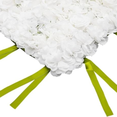 Product: Cncestore Artificial Flower Wall Panels, Flower Wall Mat Silk Rose Flower Panels