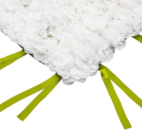 Product: Cncestore Artificial Flower Wall Panels, Flower Wall Mat Silk Rose Flower Panels