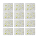 Product: Cncestore 12 pcs Artificial Silk Flower Wall Panel Wedding Photography Venue for Wedding Venue Decor Candy Wall White