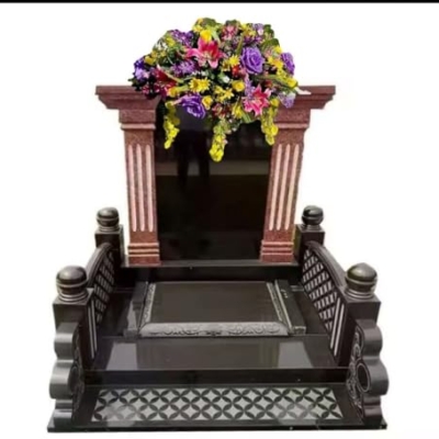Product: Jucgghk Vivid and Realistic Floral Art 36" Bright Cemetery Saddle Flowers, Beautiful Memorial Day Saddle for Cemetery Headstone
