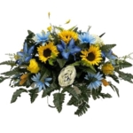 Product: Jucgghk Vivid and Realistic Floral Art Spring Cemetery Flowers,Grave Site Flower,Headstone Flower,Flower for Cemetery
