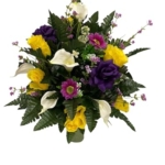 Product: Jucgghk Vivid and Realistic Floral Art Rose Lily Cemetery Flowers,Graveside Artificial Flowers for Cemetery Headstones Decoration