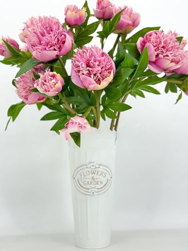 Product: 3PCS 2-Heads Pink Peony Flowers,Artificial Beautiful Plants for Wedding Home Table Centerpieces Decoration Floral Arrangement (NO VASE) for Wedding/Home Decoration