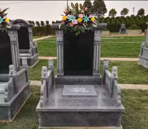 Product: Jucgghk Vivid and Realistic Floral Art Spring Cemetery Flowers ，Easter Cemetery Saddle，Flower for Cemetery-Grave Site Flower-Headstone Flower