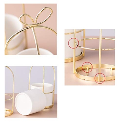 Silky Flower Store Faux Carnation Artificial Flowers, Real Feel Ceramic Pot Golden Stand, Spanish Home Decor 20.5cm 10 10 Product: Faux Carnation Decoration Real Feel Texture Artificial Flowers Desktop Ornaments with Ceramics Flower Pot Golden Hanging Stand for Home/Office/Bedroom Decoration Table Centerpiece Office Wedding Par