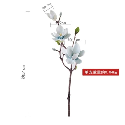 Product: DUYHBAWRS Simulated Household Soft Decoration Withbranches of Magnolia Flower Decoration, Living Room Photography(Black)