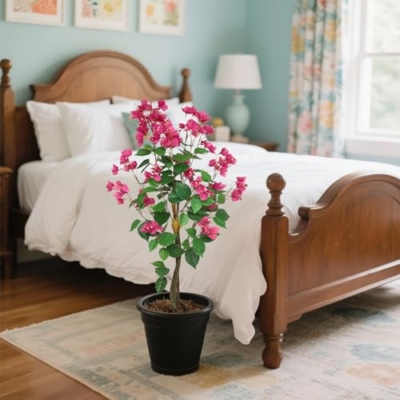 Product: Artificial Bougainvillea Tree, 3.6FT Fake Bougainvillea Trees with Pot, 43 Inch Faux Plant for Indoor Decor
