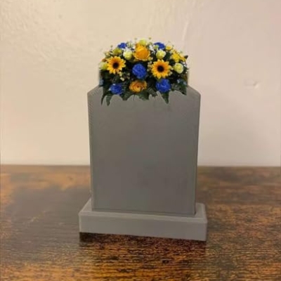 Product: Jucgghk Vivid and Realistic Floral Art 3 Pieces Set Cemetery Saddle,Headstone Flower,Spring Cemetery Flowers for Cemetery Decoration