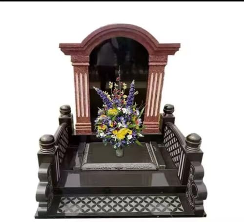 Product: Jucgghk Vivid and Realistic Floral Art 27" Tall Wildflower Summer Flowers,Premium Faux Flowers for Cemetery Grave Tombstone Decorations