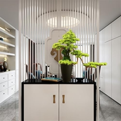 Product: MOOWI Artificial Bonsai Tree Floor Artificial Bonsai Tree Hotel Clubhouse Entrance Decoration Fake Plants Potted Plants Artificial Trees Plants