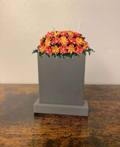 Product: Jucgghk Vivid and Realistic Floral Art Orange Sunrise Dahlia Mix Fall Cemetery Saddle,Artificial Fall Cemetery Flowers for Headstone