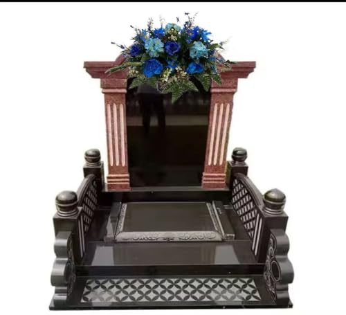 Product: Jucgghk Vivid and Realistic Floral Art Spring Cemetery Flowers,Flower for Cemetery,Grave Site Flower-Headstone Flower-Easter Cemetery Saddle for Grave
