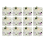 Product: Cncestore Silk Rose Flower Wall Panel Silk Wedding Venue Decor Photo Backdrop 12pcs