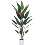Product: Jocoevol Artificial Bird of Paradise Plant 5 Ft Tall Fake Banana Leaf Plant for Indoors and Outdoors, Artificial Flowers, Faux Palm Tree with Plastic Pot for Office and Home Decor