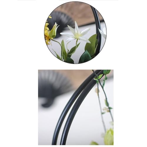 Product: SHUawan Artificial Silk Flower Bouquet with Vase - Realistic Fake Flowers for Home, Office, Wedding, and Party Decoration, Easy Care, Dust