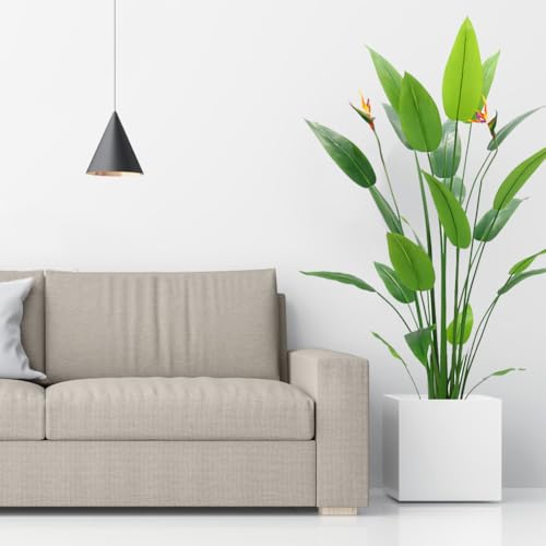 Product: Garveehome Bird of Paradise Artificial Plant with Flower, 5.2ft Tall Faux Bird of Paradise Plant with 2 Permanent Flower & 23 Realistic Leaves Tropical Greenary Plant for Home Office Living Room Decor