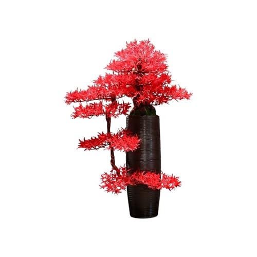 Product: Artificial Bonsai Tree Floor Artificial Bonsai Tree Ornaments Maple Tree Landscaping Living Room Decoration Office Fake Plants Artificial Trees Plants