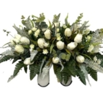 Product: Jucgghk Vivid and Realistic Floral Art Handmade Easter Flower Cemetery Saddle, Spring Cemetery Flowers for Cemetery Decoration,Headstone Flower