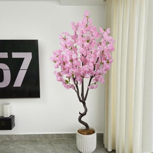 Product: Artificial Cherry Blossom Tree 5.58 FT Tall Faux Tree Decor Pink Cherry Blossom Tree Indoor for Home Room Decor Gift for Women