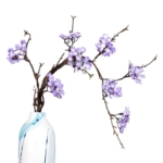 Product: DUYHBAWRS Simulated Cherry Blossom Rattan Branch Home Decoration, Dried Branches, Tea Room Fake Flower Decorations(Black)