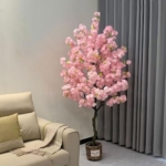 Product: Cherry Blossom Tree 4/5/ 6 ft Cherry Blossom Artifical Tree, Decorative Faux Plant Handmade Fake Tree for Bedroom, Simulation Silk Trees for Home/Room Decor(1.8m/5.9ft)