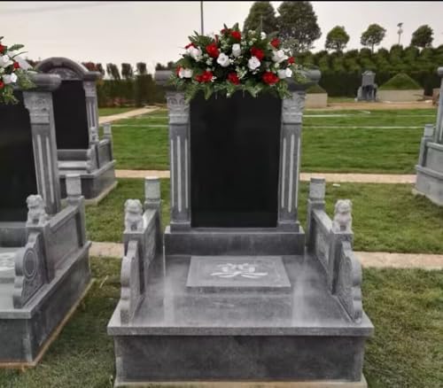 Product: Jucgghk Vivid and Realistic Floral Art Red and White Roses Cemetery Saddle,Winter Cemetery Arrangement,Valentines Day Cemetery Headstone Saddle for Grave