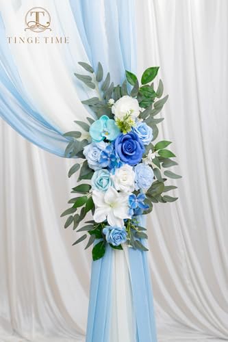 Product: TINGE TIME Artificial Arch Flowers Kit Pack of 5, Wedding Decorations for Reception with Hanging Flowers, Wedding Arch Silk Floral Arrangements Ceremony Backdrop French Country Outdoor Party Decor