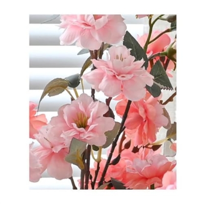 Product: ZHOUYANB Artificial Flowers Simulation Camellia Chinese Zen Silk Home Soft Furnishings Placement Flower Arrangement Fake Ornaments Jewelry Flowers(b) (c 1)