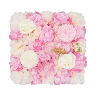 Silky Flower Store Artificial Flower Wall Backdrop, Silk Flower Panel Wedding Decor, Indoor Outdoor DIY Floral Hedge, 12pcs Panel Set 12pcs 10 10 Product: Cncestore 12pcs Flower Wall Backdrop Anti-Wear Flower Panel Silk Wedding Venue Decor