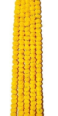 Product: Festival Decor Marigold Flower Mala Phool Mala Home Decor Pooja Festival Decorative Pack of 2